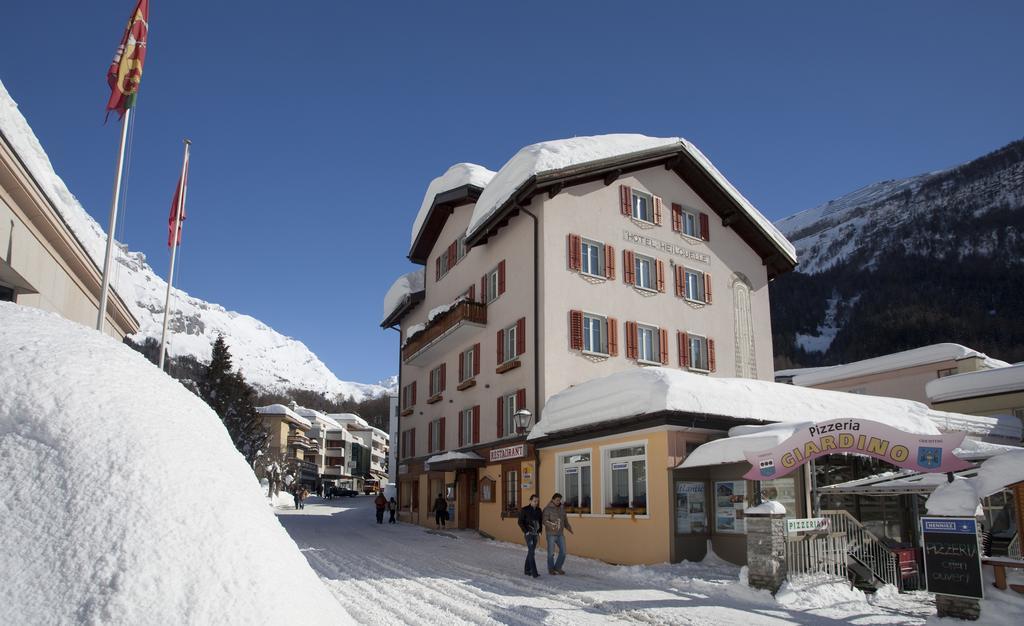 Hotel Heilquelle-Leukerbad-Therme Dış mekan fotoğraf