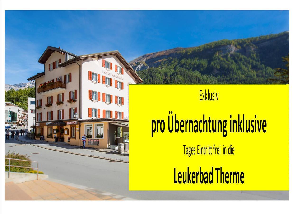 Hotel Heilquelle-Leukerbad-Therme Dış mekan fotoğraf