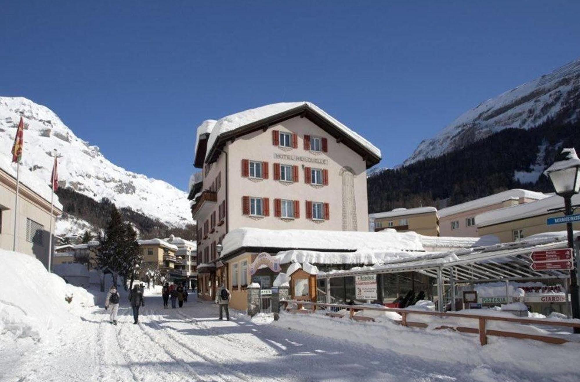 Hotel Heilquelle-Leukerbad-Therme Dış mekan fotoğraf